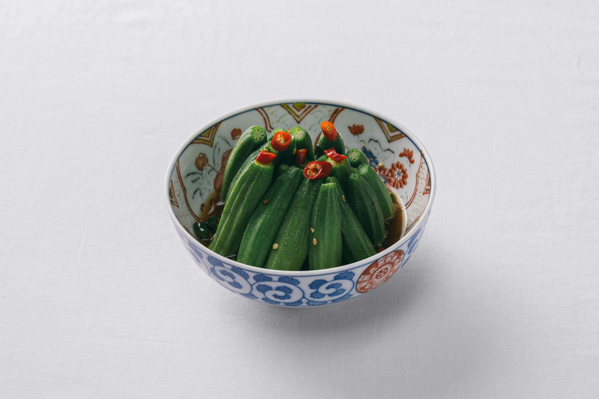 Poached Okras