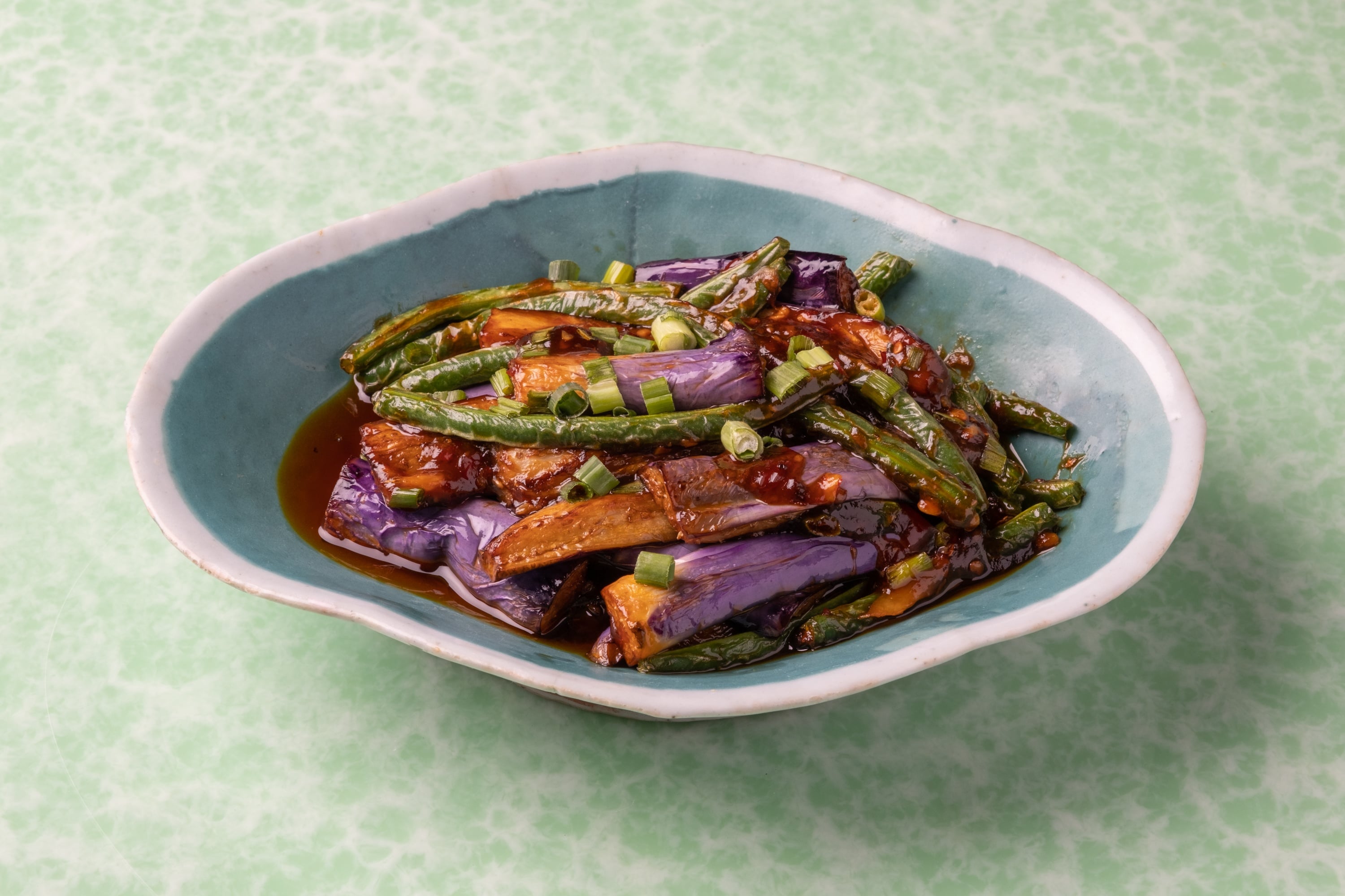 Eggplants and String Beans