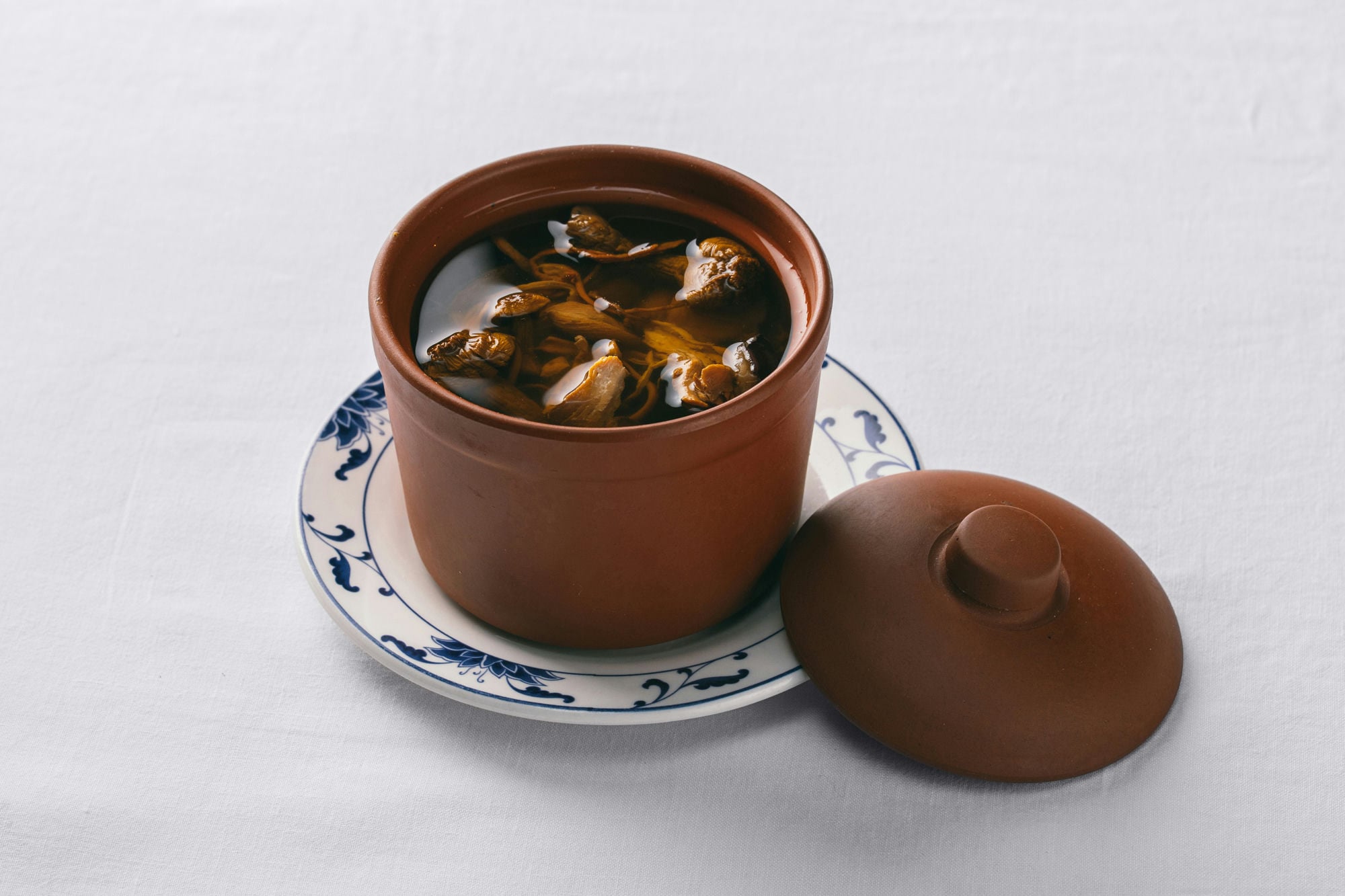 Chicken Soup with Morel Mushrooms