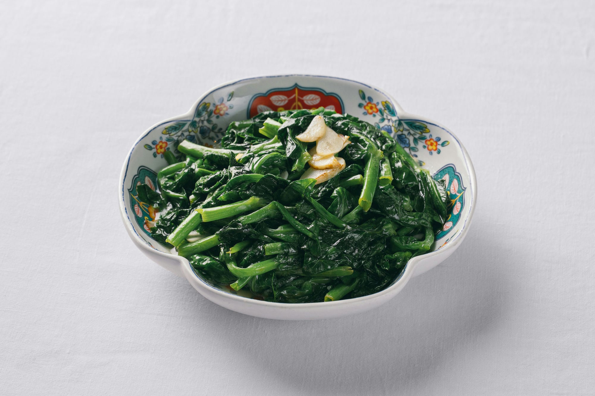 Sautéed Snow Pea Shoots with Garlic